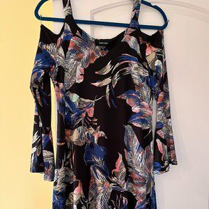 Karen Kane Cold Shoulder Dress Sz M
